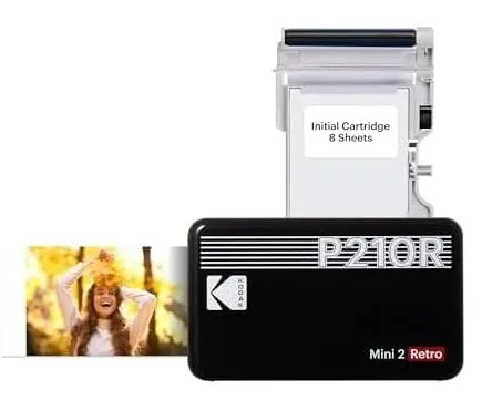 Kodak Mini 2 Retro 4PASS Portable Photo Printer