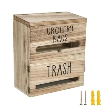 Liuceny 2-in-1 Double Wall-Mounted Trash Bag Dispenser