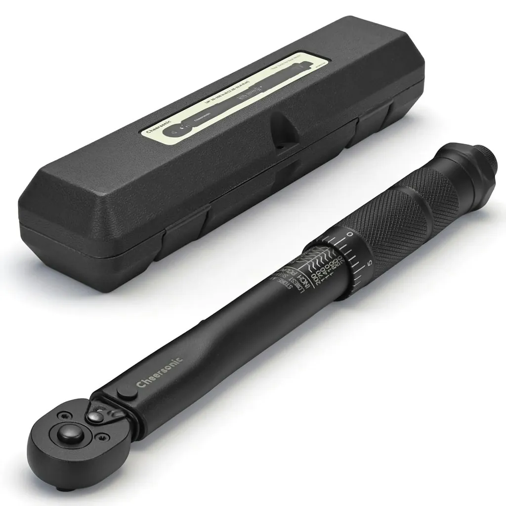 Cheersonic 1/4" Drive 20-200 In-lb Click Torque Wrench
