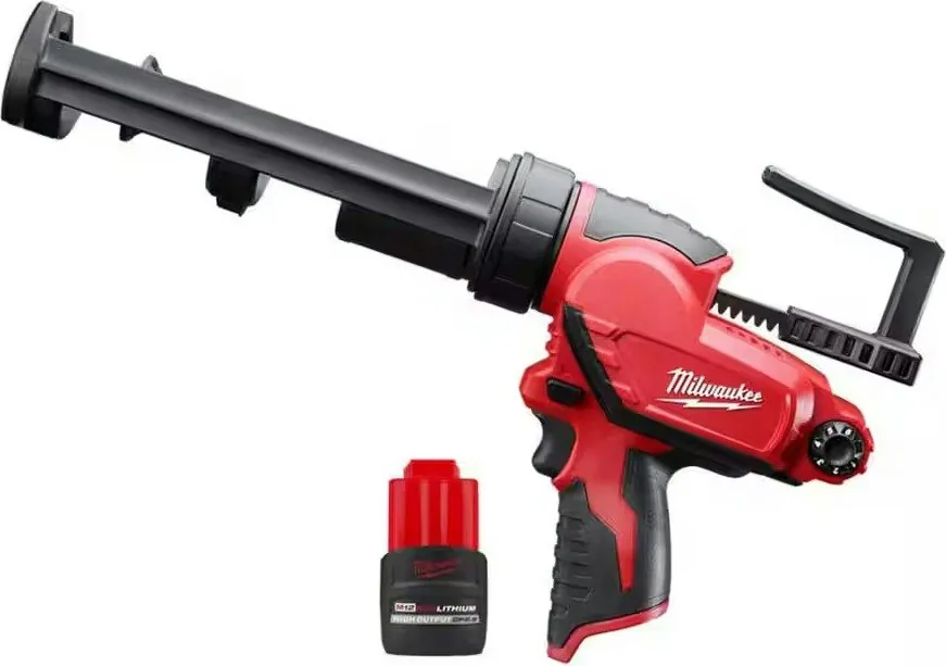 Milwaukee M12 12V Cordless 10-oz. Adhesive & Caulk Gun Kit