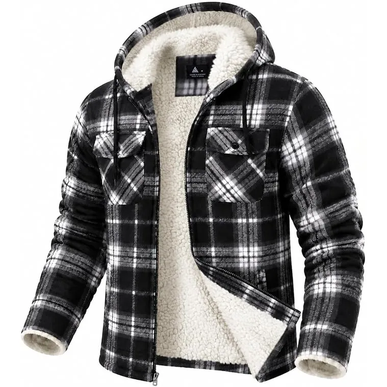 Geek Lighting Flannel Sherpa Jacket