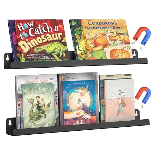 Magnetic Bookshelves 2-Pack