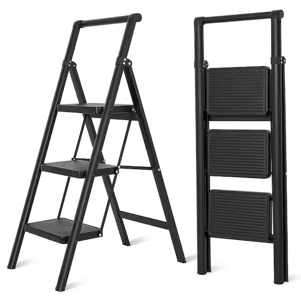 Tatayosi 3-Step Steel Folding Step Stool