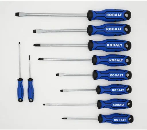 Kobalt 10-Piece 6-in Magnetic Screwdriver Set