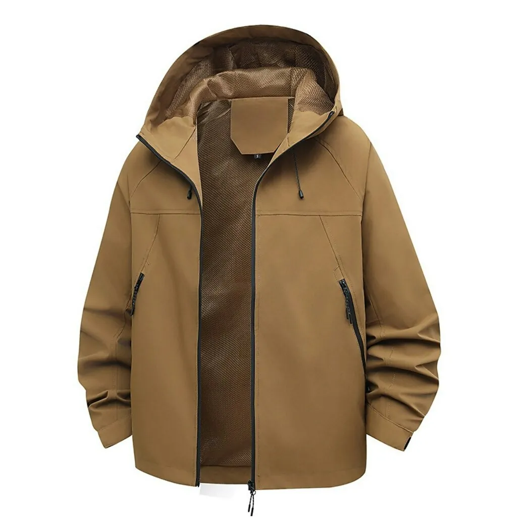 Men's Windbreaker Hooded Jacket