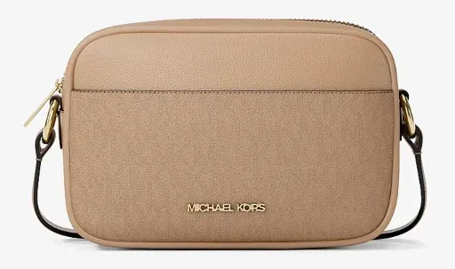 Michael Kors Jet Set Small Signature Logo Camera Crossbody Bag