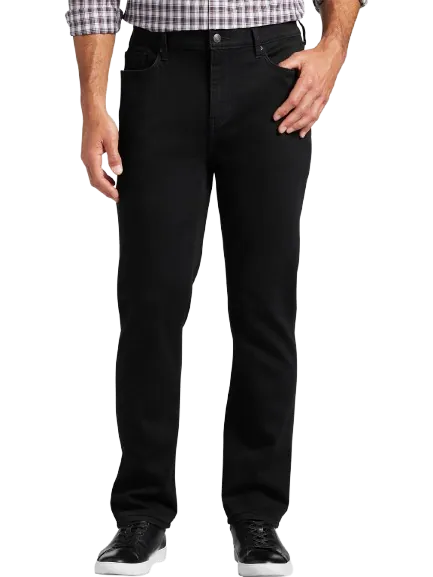 Joseph Abboud Men's Straight Fit Comfort Stretch Jeans