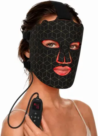 GRINCHAT Upgraded Red Light Therapy LED Facial Device