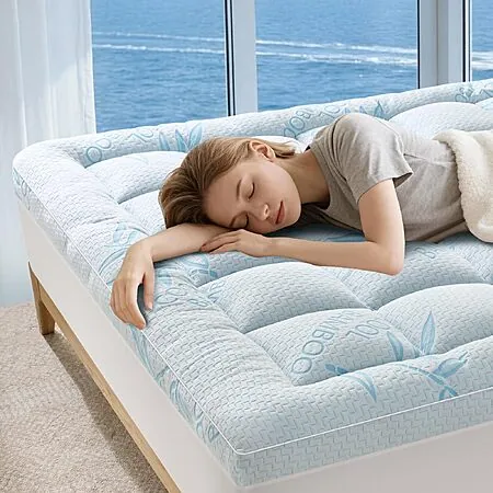 60" x 80" Acnalboma Queen Mattress Topper Pillow Top