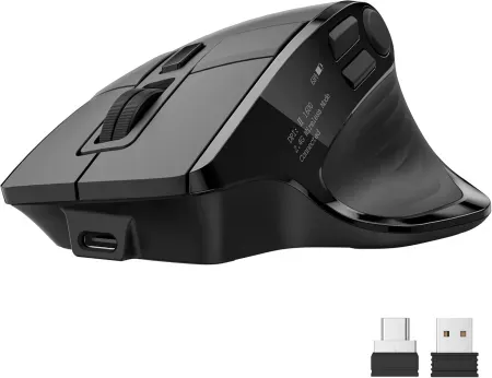 Acer Wireless Bluetooth Ergonomic Rechargeable Mouse w/ OLED Screen