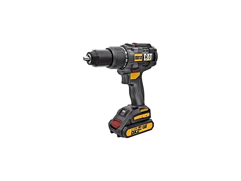 CAT DX12 18V 1/2" Brushless Hammer Drill with 2 Batteries + Charger