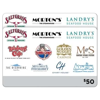 $100 in Landry's Multi-Brand Restaurants & More Gift Cards