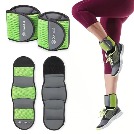 Gaiam 2.5lb Ankle Weights (Pair)