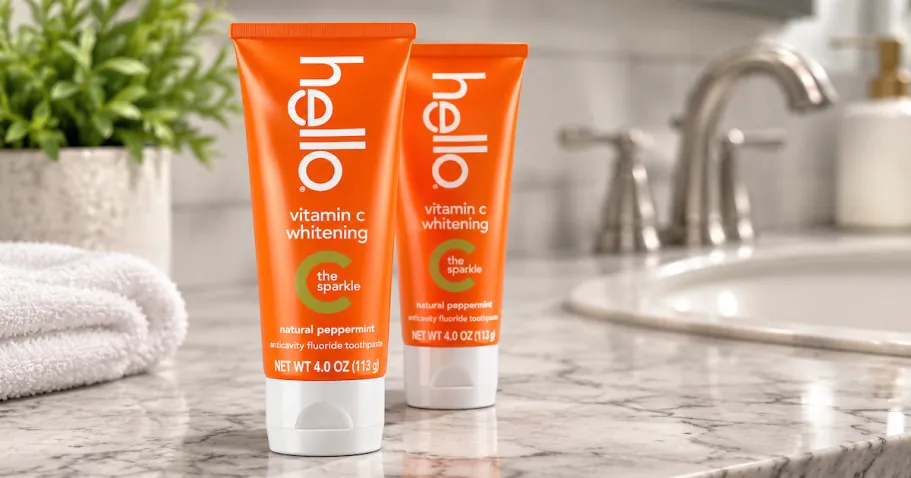 Hello Vitamin C Whitening Toothpaste 2pk