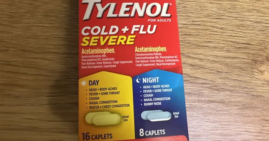 Tylenol Cold + Flu Severe Day & Night Medicine 24-Count