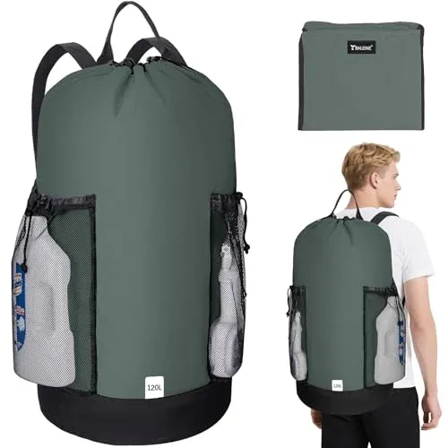 BALEINE 120L Laundry Bag Backpack 2-Pack