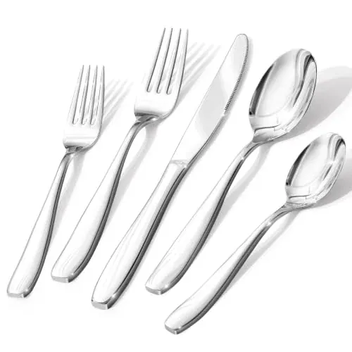 40-Pc Stainless Steel Flatware Set for 8