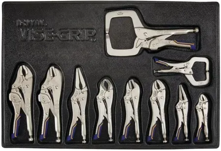 10-Piece Irwin VISE-GRIP Fast Release Locking Pliers Set