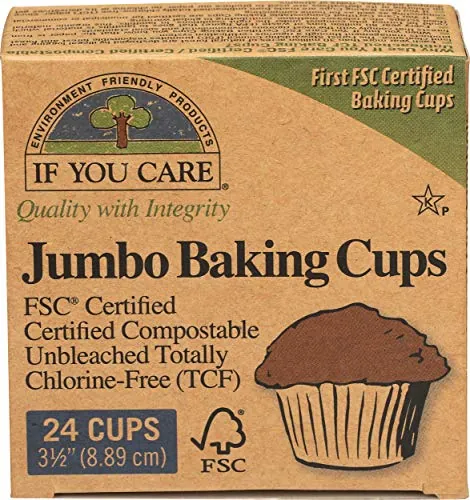 If You Care Unbleached Cupcake Liner Baking Cups 24-Count 24-Pack