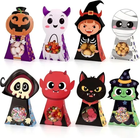 24-Pack woric 6.29" x 4.3" Halloween Party Favor Treat Boxes