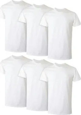 Hanes Men's Ultimate Crewneck Undershirt 6-Pack (M or L only)