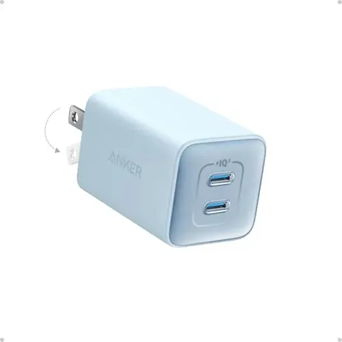 2-Port 47W Anker Nano Compact Foldable USB-C GaN Charger