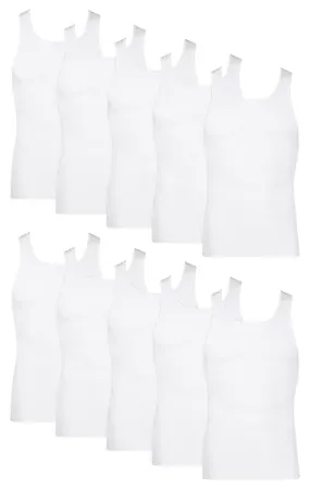 8-Count Hanes Men's Tank Tops Undershirts