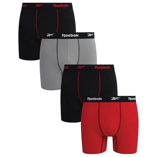 Reebok Men's Boxer Briefs Performance 5-Pack