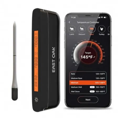 East Oak Wireless Meat Thermometer w/ One Probe