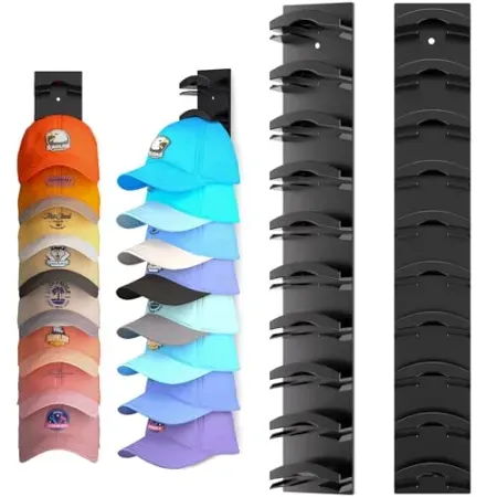 2-Pack Houoisheck Baseball Cap Hat Organizer