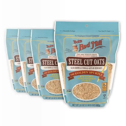 Bob's Red Mill Steel Cut Oats 4-Pack 24-Ounce