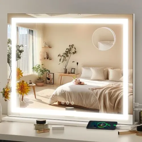 FENNIO 23" x 18" Vanity Mirror with Lights