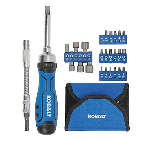 27-Pc Kobalt Ratcheting Multi-bit Variety Pack Screwdriver Set