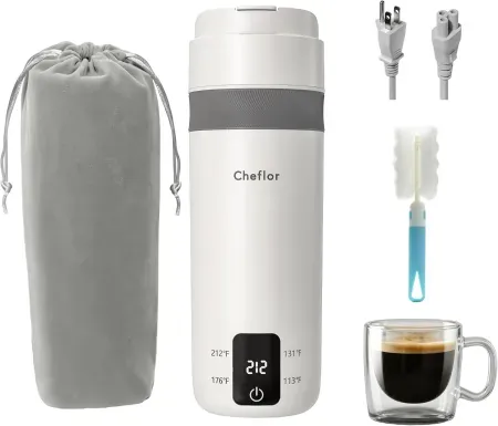 Cheflor 15oz Portable Travel Kettle