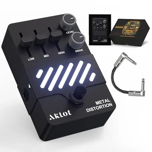 AKLOT Metal Distortion Guitar Pedal