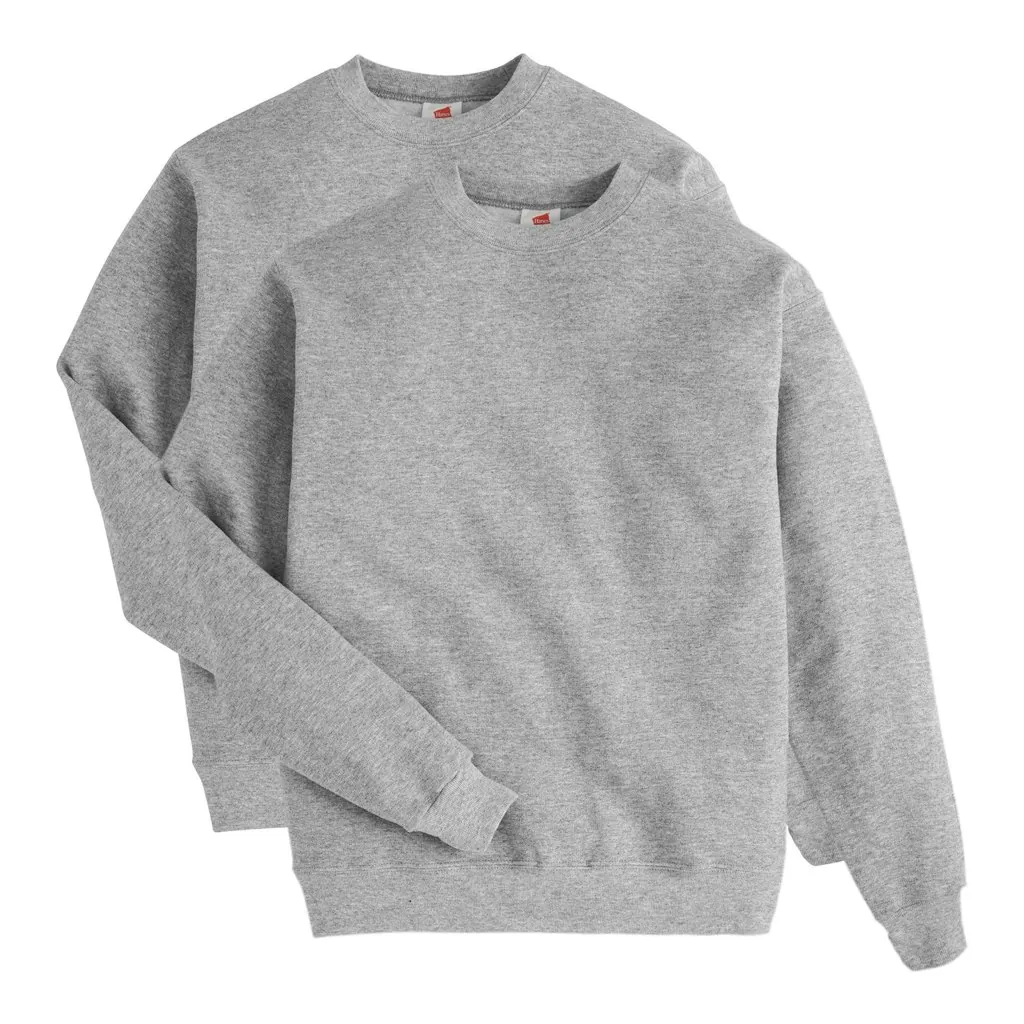 Hanes Men's EcoSmart Fleece Sweatshirt 2-Pack