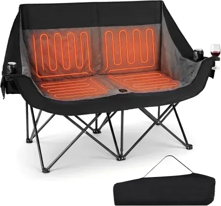 Goplus Heated Double Camping Chair