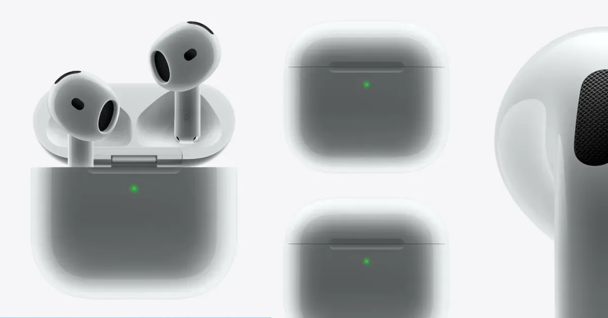 a set of AirPods 4