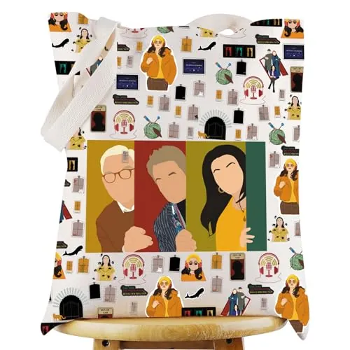 WZMPA Murders Building Tote Bag Mabel & Oliver & Charles Fans Gift Murder TV Show Shoulder Bag, Large