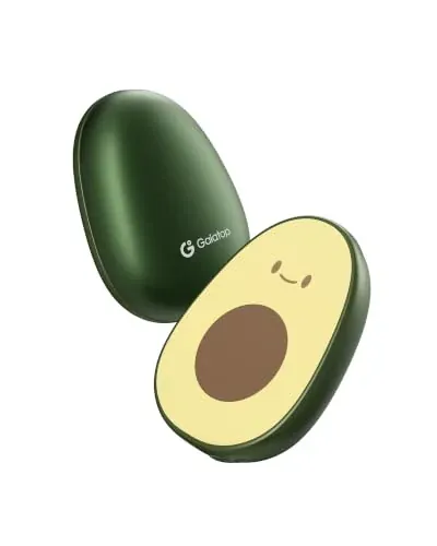 Gaiatop Rechargeable Hand Warmers 2-Pack, 3 Heat Levels, Magnetic, Avocado