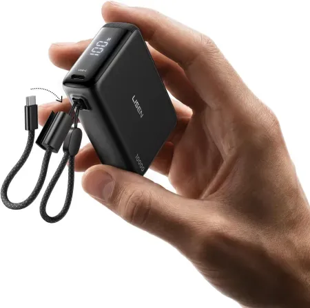 LISEN 10000mAh 2-Port up to 45W Compact Power Bank