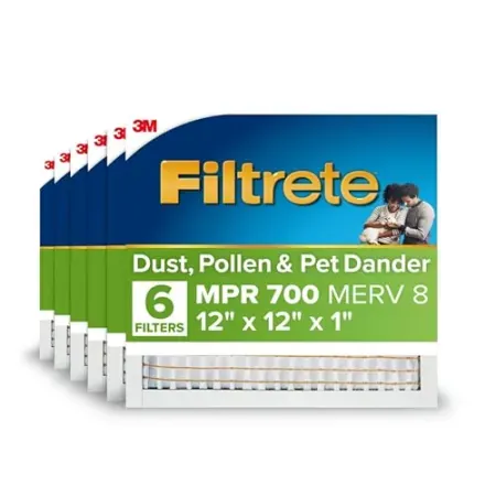 6-Pack Filtrete 12" x 12" AC Furnace Air Filters