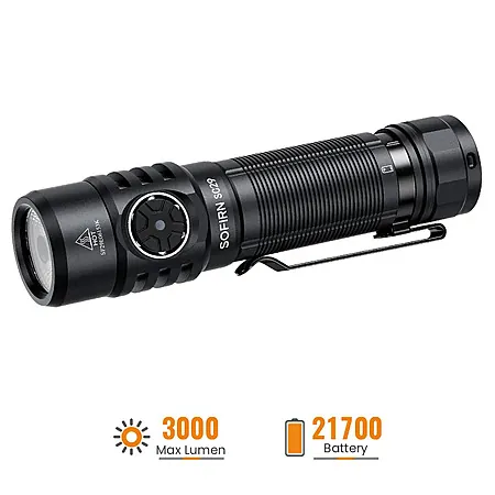 Sofirn SC29 3000 Lumen EDC Rechargeable Flashlight