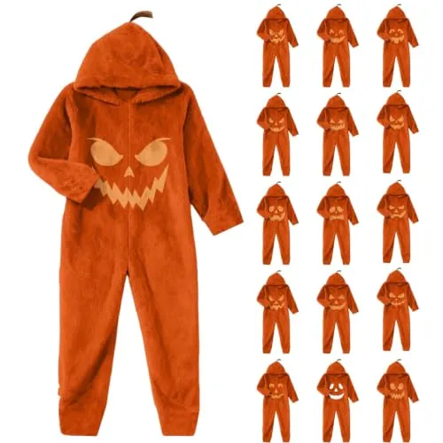 Halloween Flannel Hooded Onesie
