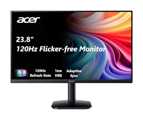 Acer KB242Y G0bi 23.8" 1920x1080 FHD IPS 120Hz Monitor