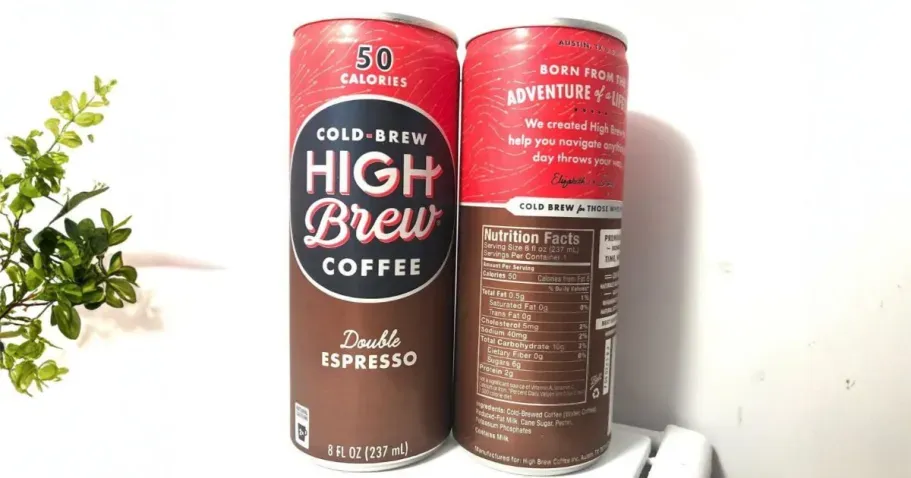 High Brew Coffee Double Espresso 8oz 12-Pack