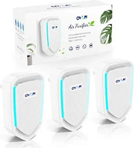 Plug In Filterless Negative Ion Air Purifiers - 3 Pack