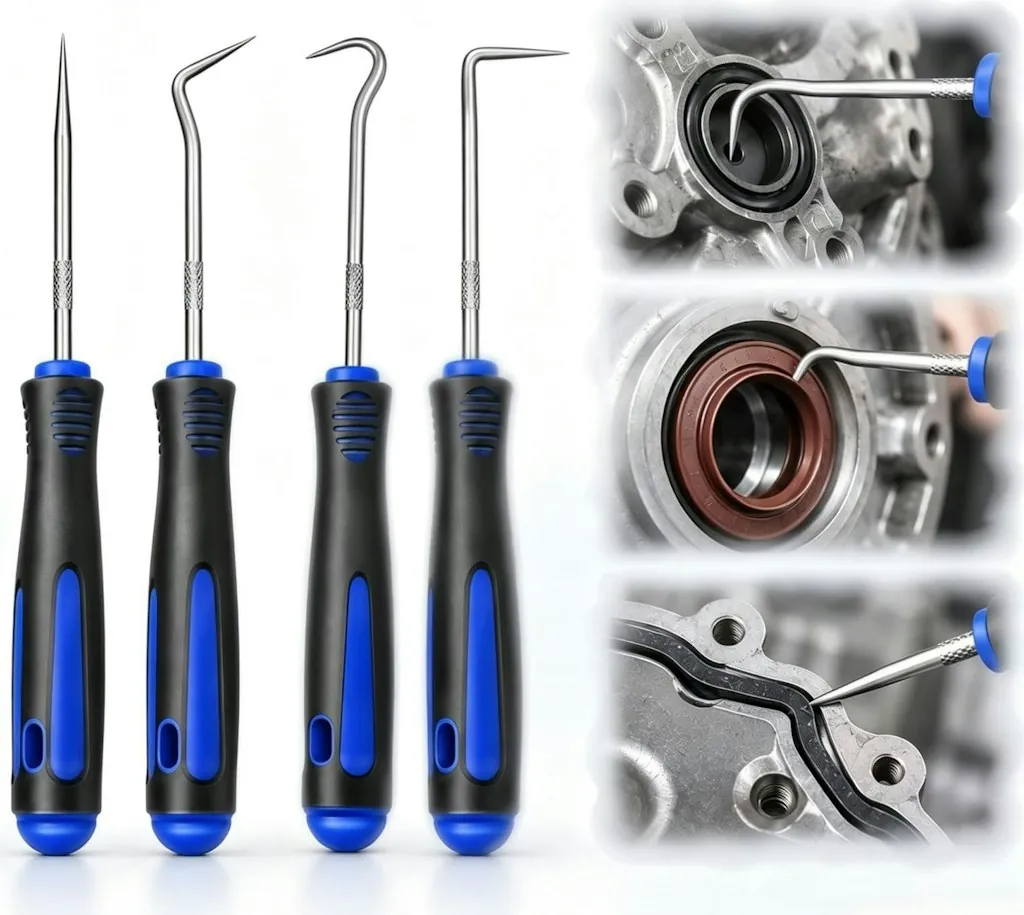 4-Piece Precision Hook and Pick Set