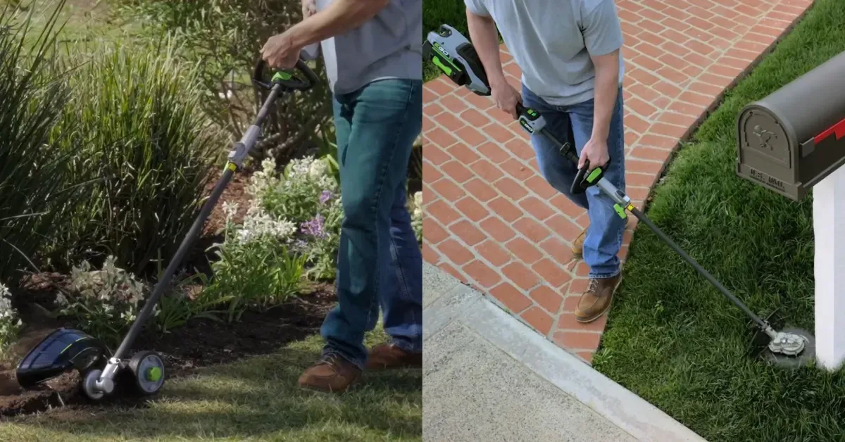 EGO Power+ 56V 16-inch POWERLOAD String Trimmer and 8-inch Edger Carbon Fiber Multi-Head Combo Kit