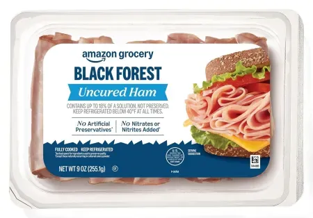 9oz Amazon Grocery Uncured Ham